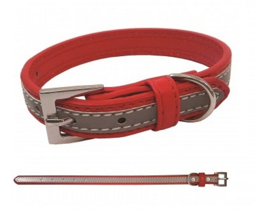 Dog leather collar - leather,