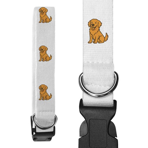 Golden retriever dog - 'golden, collars