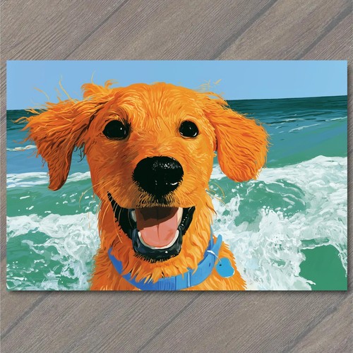 Art print golden - art,