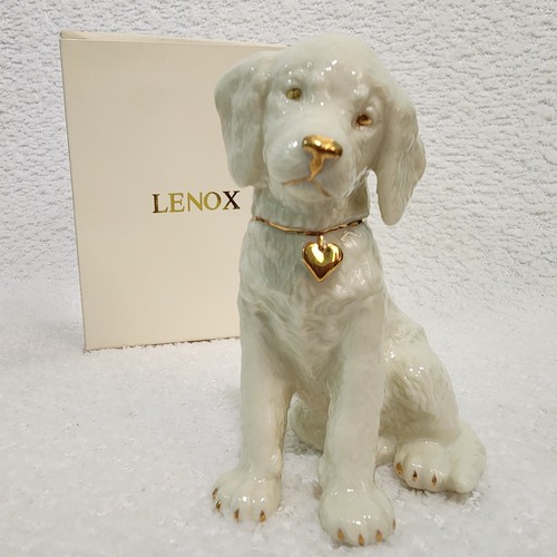 Lenox dog puppy porcelain - lenox,