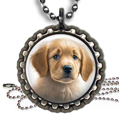 Golden retriever puppy - golden,